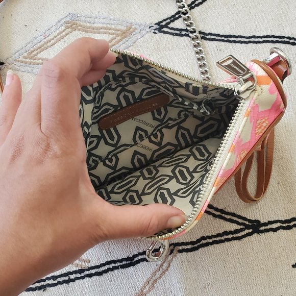 Rebecca Minkoff Bags | Rebecca Minkoff Mini Mac | Color: Brown/Orange/Pink/Silve - Picture 5 of 7